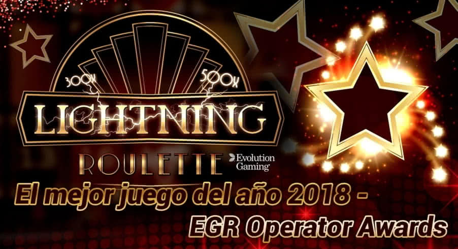 Lightning Roulette El mejor juego del año 2018