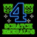 4 Emeralds - Juego de Rasca y Gana Gratis | Neon Slots
